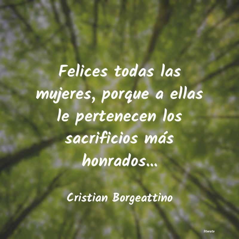 Frases de Cristian Borgeattino