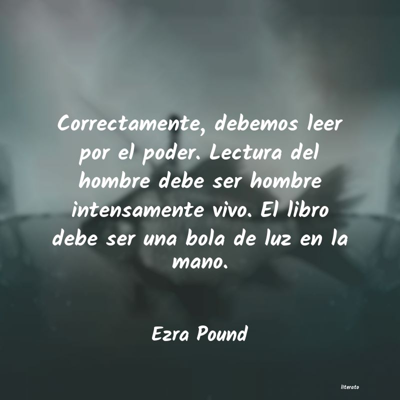 Frases de Ezra Pound