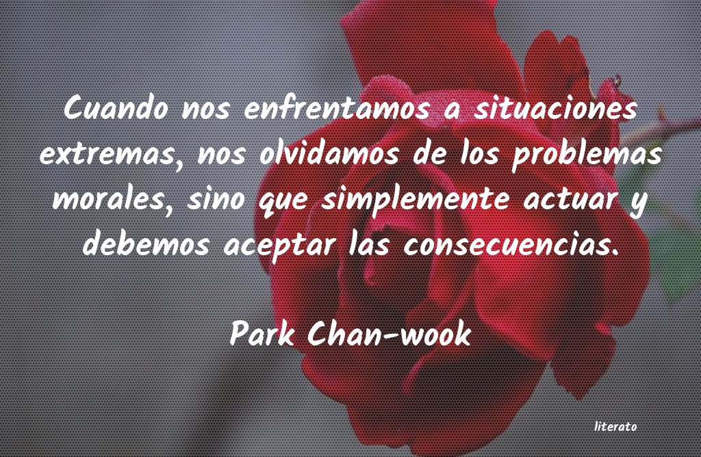 Frases de Park Chan-wook