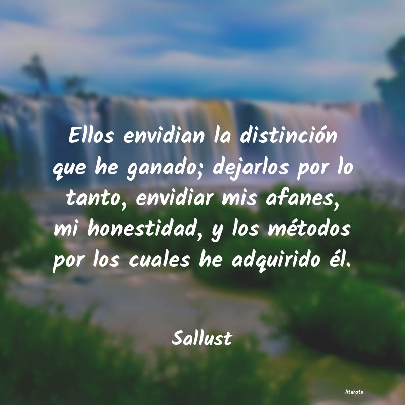 Frases de Sallust