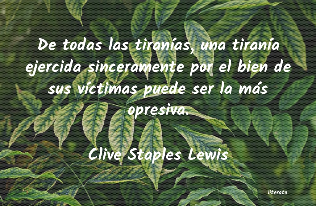 frases de Clive Staples Lewis