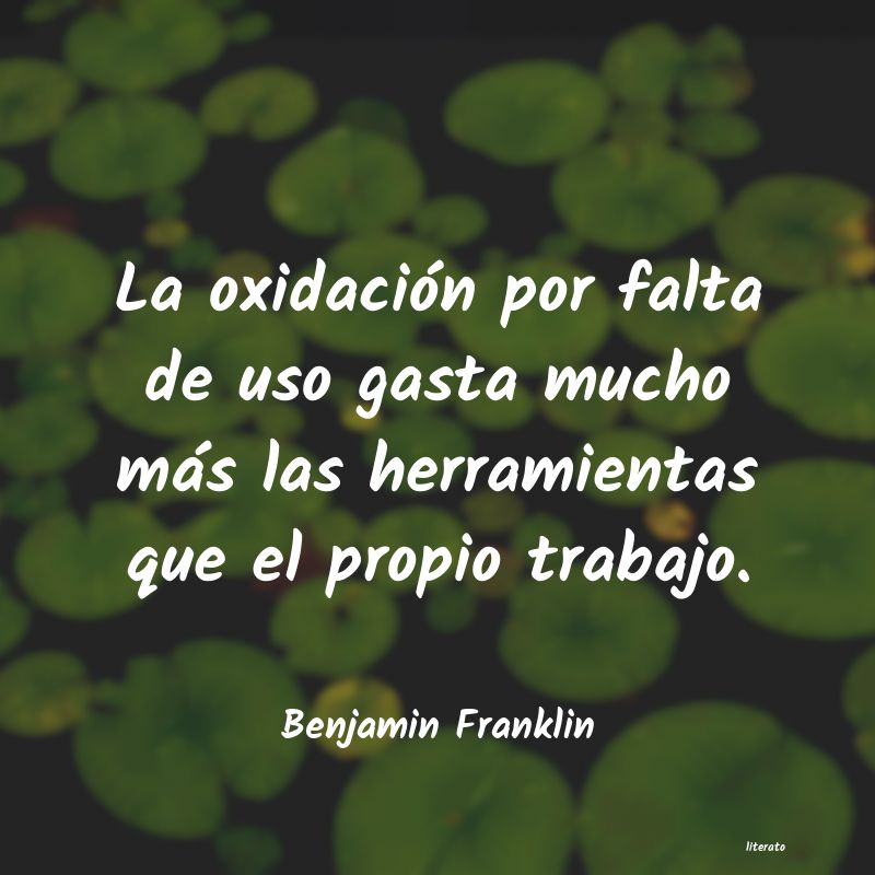 Frases de Benjamin Franklin