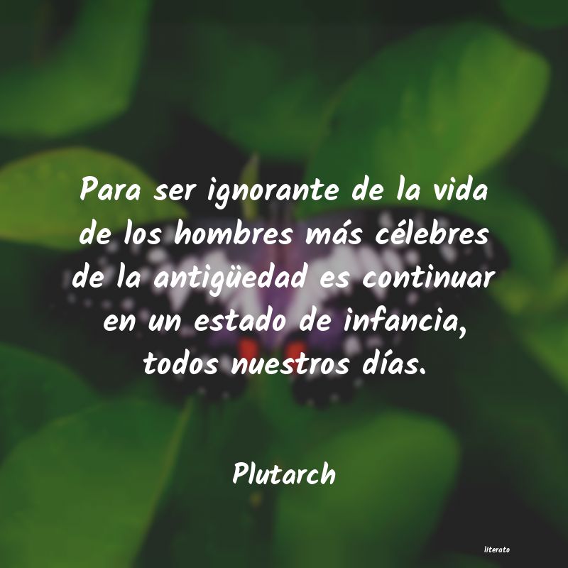 Frases de Plutarch