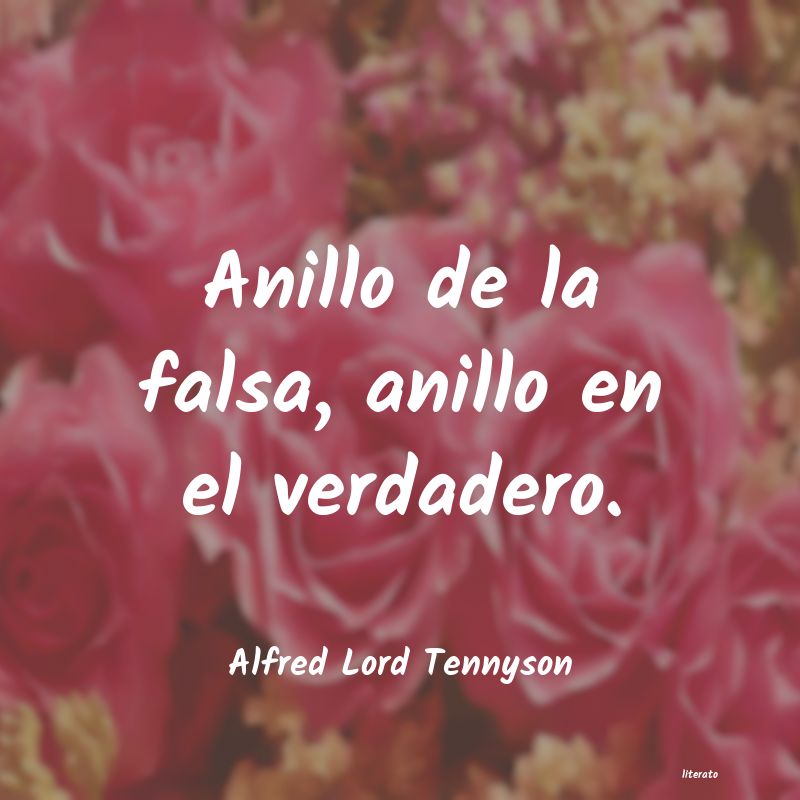 frases de Alfred Lord Tennyson