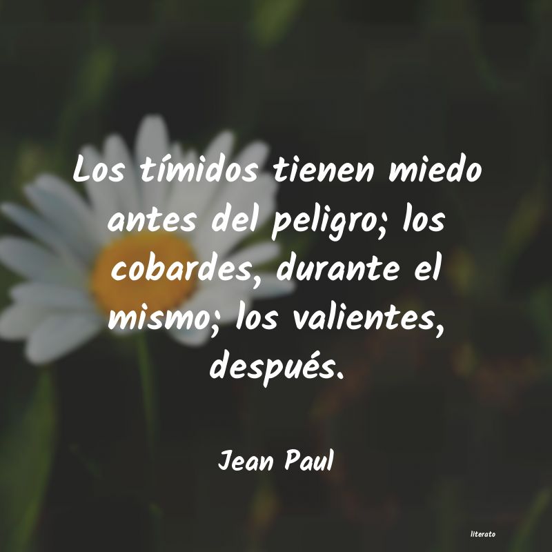 Frases de Jean Paul