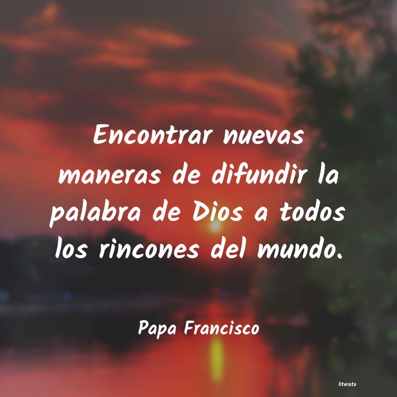 Frases de Papa Francisco