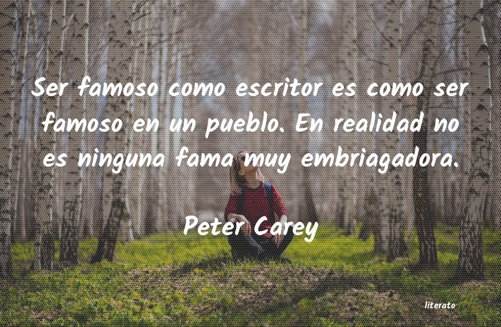 Frases de Peter Carey