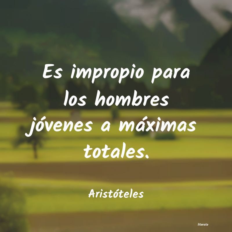 Frases de Aristóteles