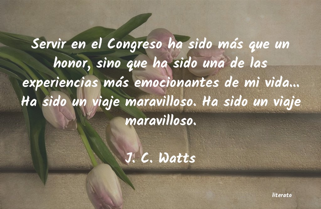 frases de J. C. Watts