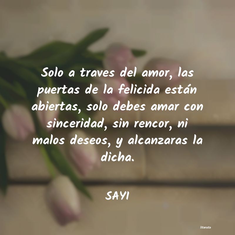 frases de SAYI