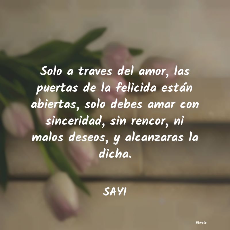 Frases de SAYI