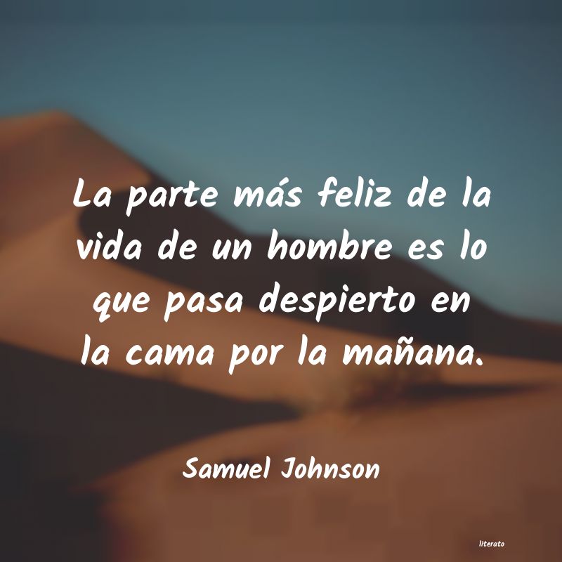 Frases de Samuel Johnson