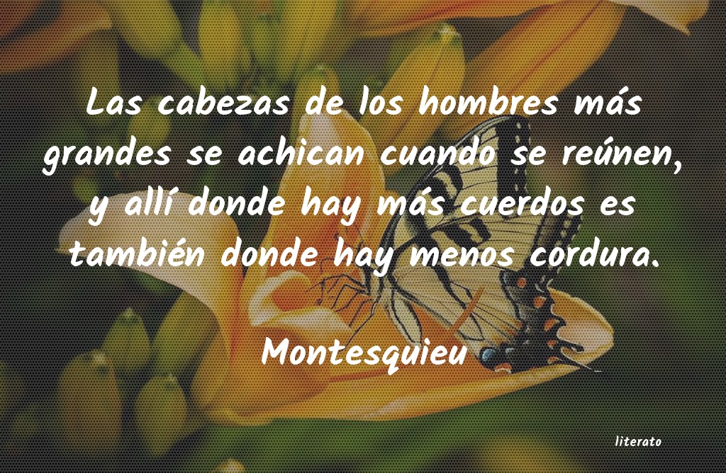 Frases de Montesquieu