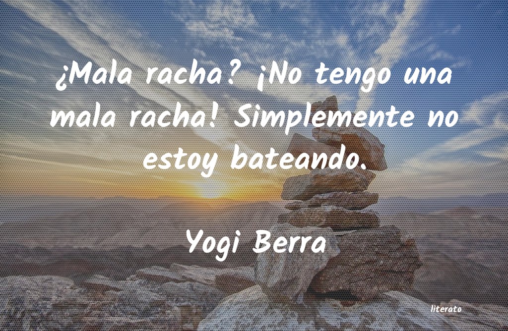 Frases de Yogi Berra