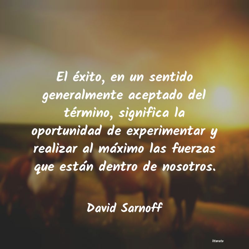 Frases de David Sarnoff