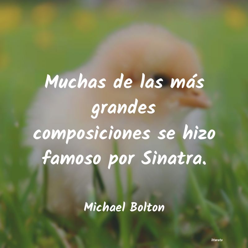frases de Michael Bolton