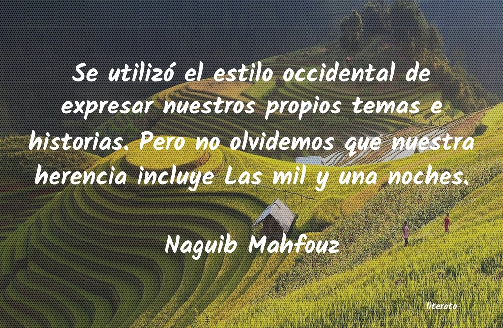 Frases de Naguib Mahfouz