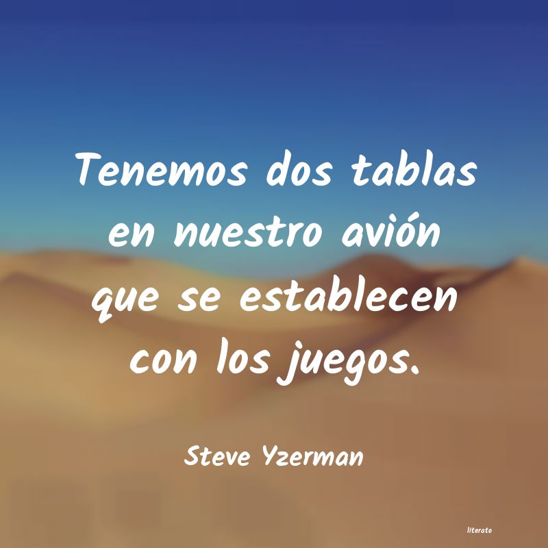 frases de Steve Yzerman