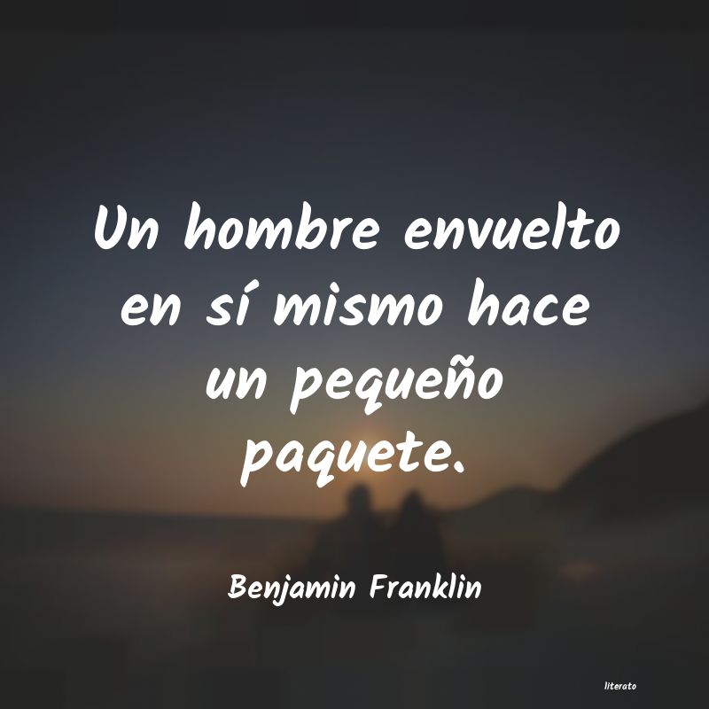 Frases de Benjamin Franklin