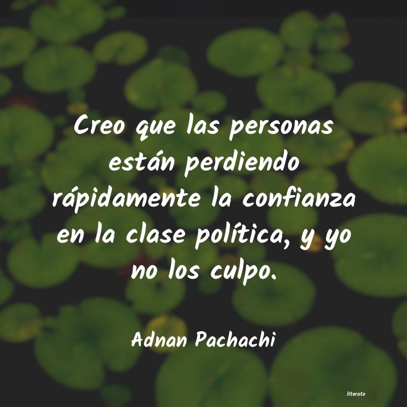 Frases de Adnan Pachachi