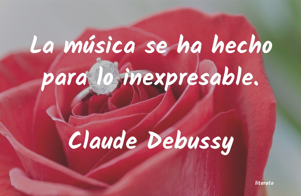 frases de Claude Debussy