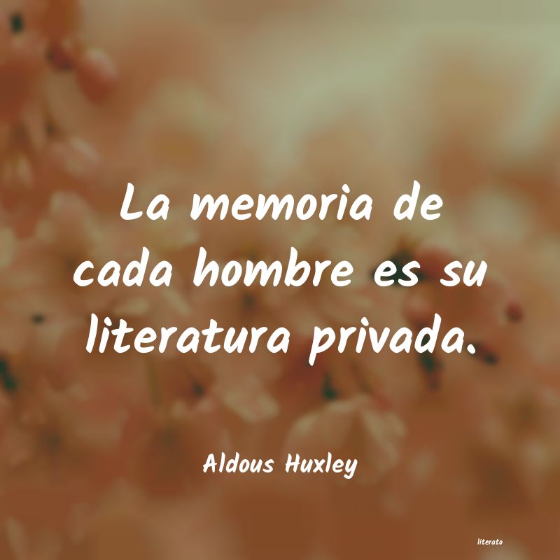 frases de Aldous Huxley