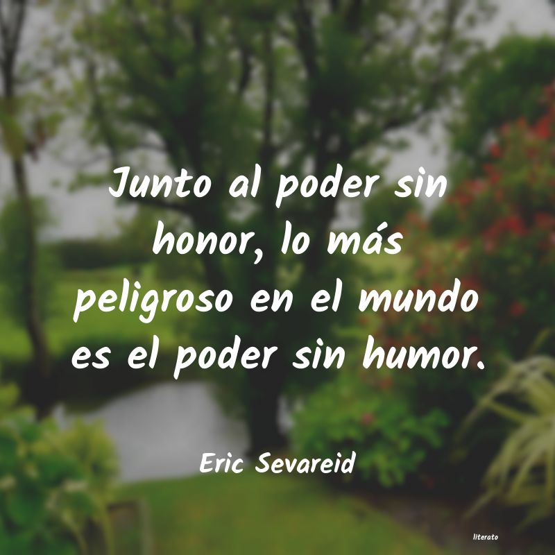 frases de Eric Sevareid