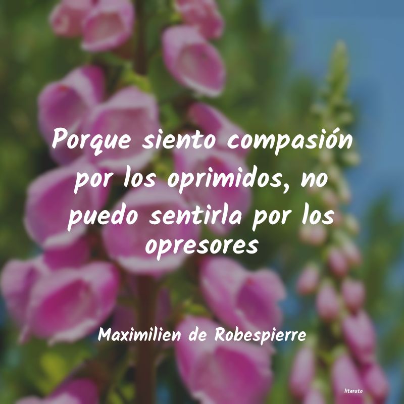 frases de Maximilien de Robespierre