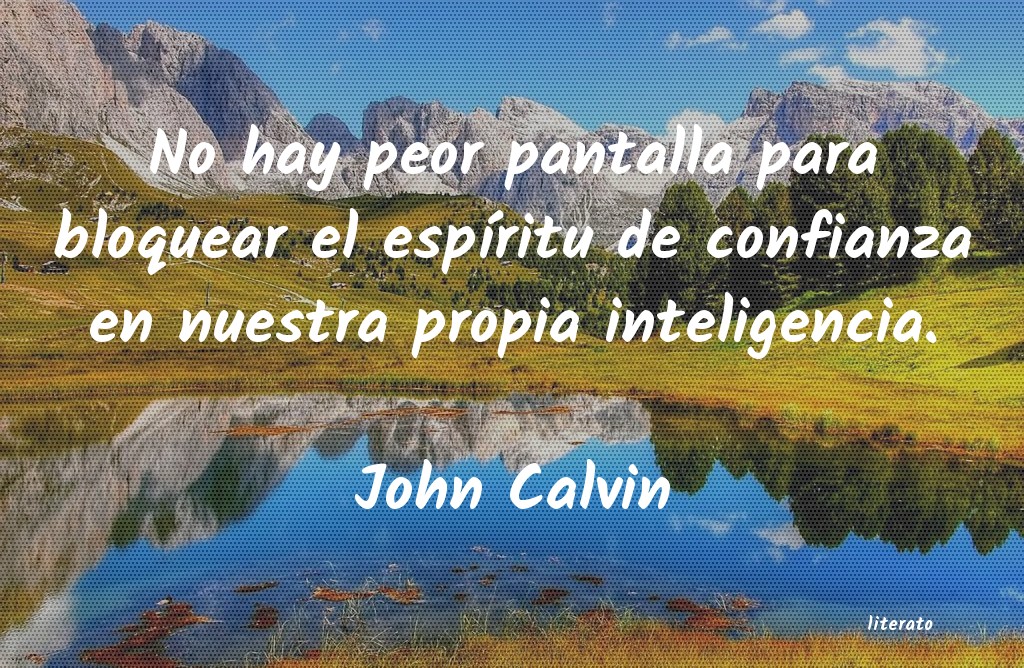 Frases de John Calvin