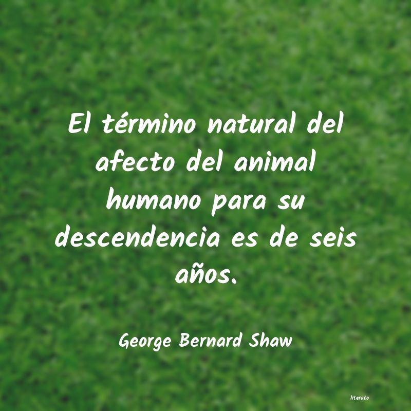 george bernard shaw sola una tragedia