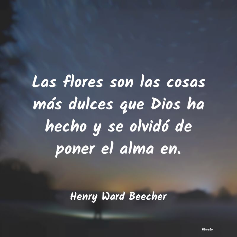 frases de Henry Ward Beecher