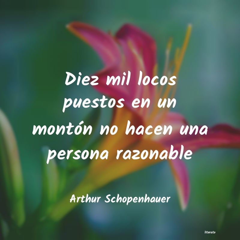 Frases de Arthur Schopenhauer