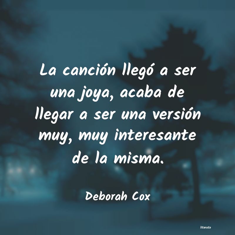 Frases de Deborah Cox