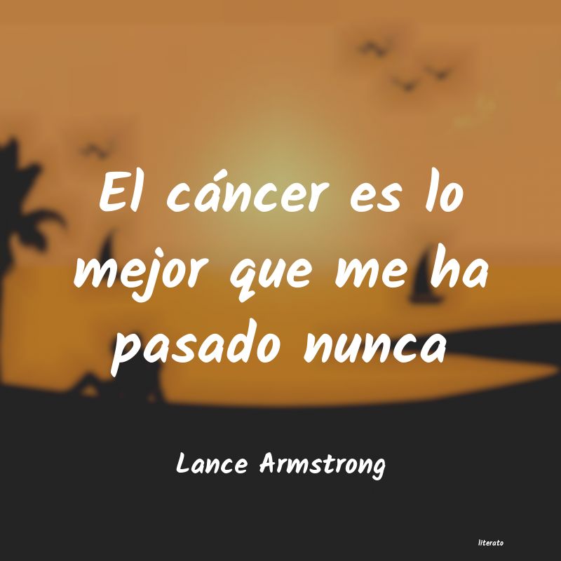 frases de Lance Armstrong