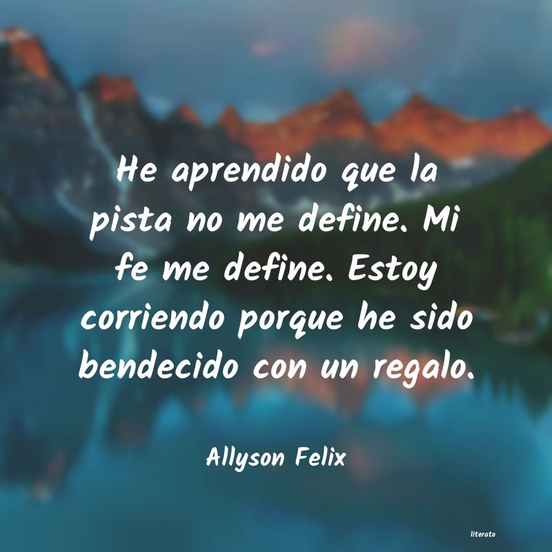 Frases de Allyson Felix