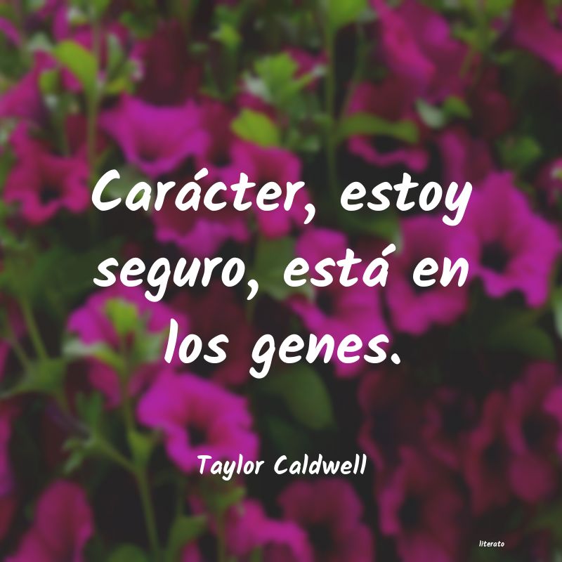 Frases de Taylor Caldwell