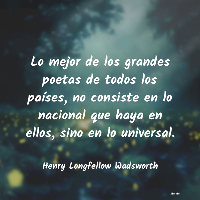 frases de Henry Longfellow Wadsworth