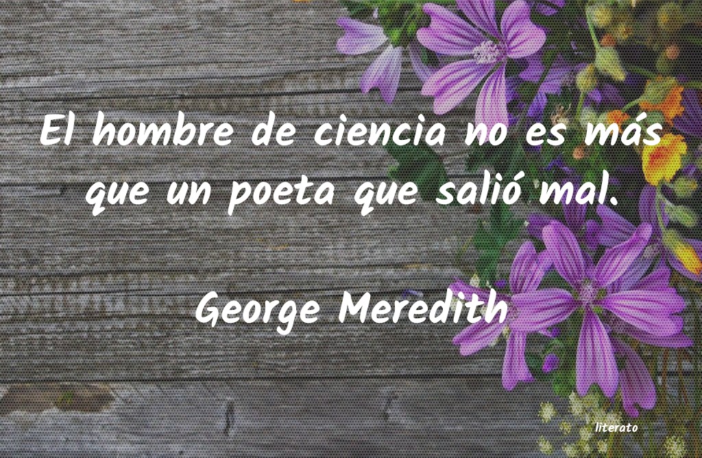 Frases de George Meredith