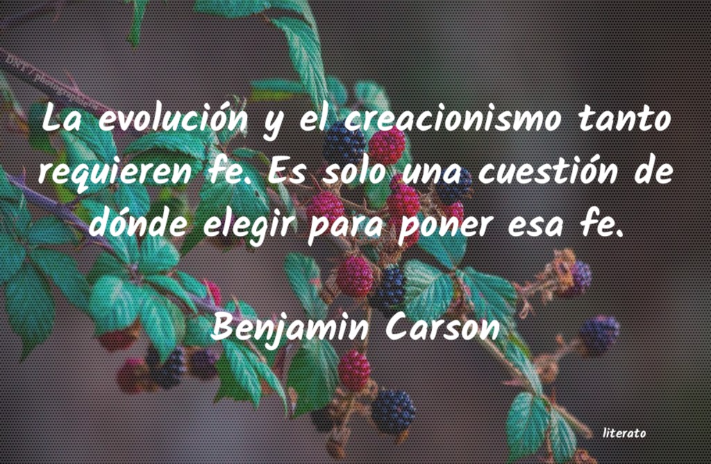 Frases de Benjamin Carson