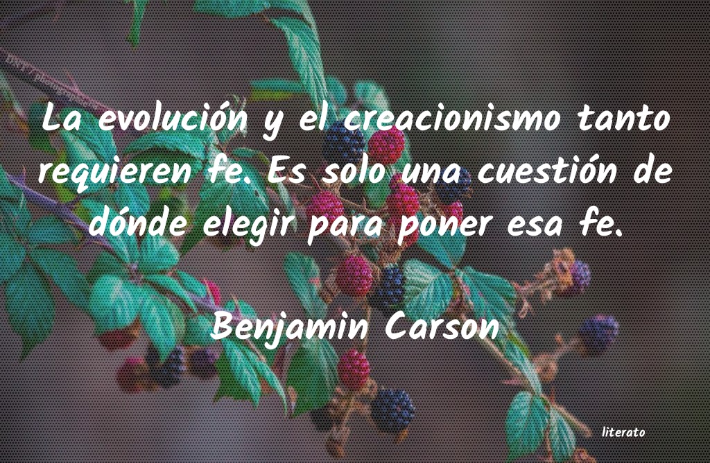 frases de Benjamin Carson