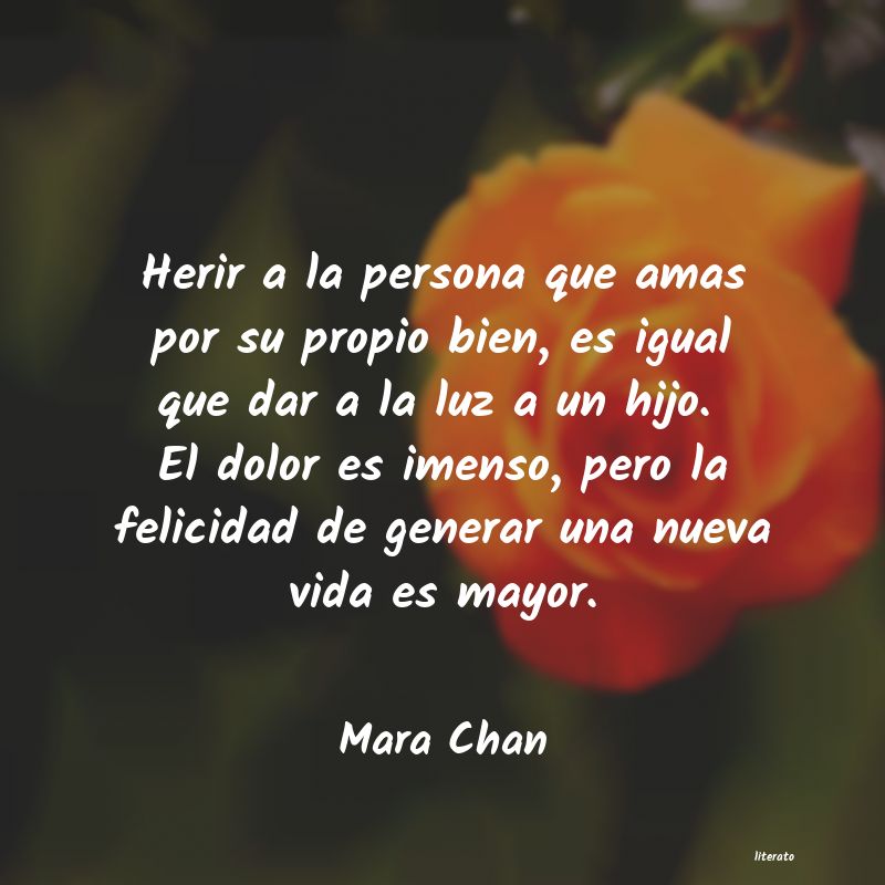 Frases de Mara Chan