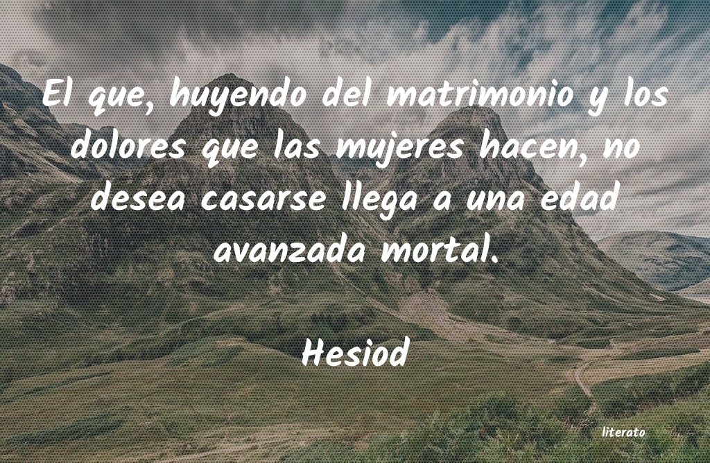 frases de Hesiod