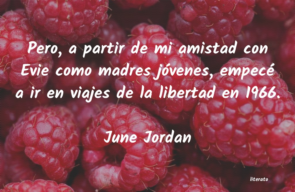 Frases de June Jordan