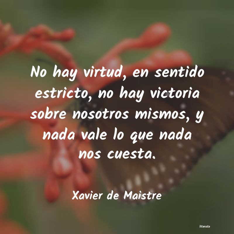 Frases de Xavier de Maistre