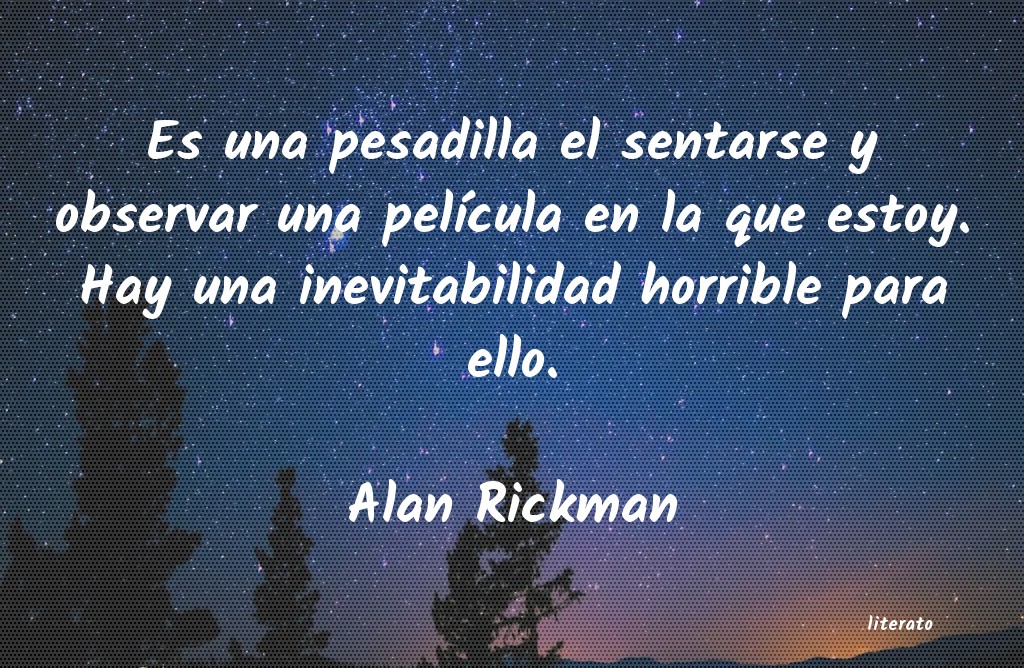 Frases de Alan Rickman