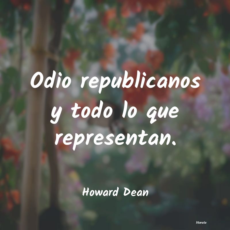 Frases de Howard Dean