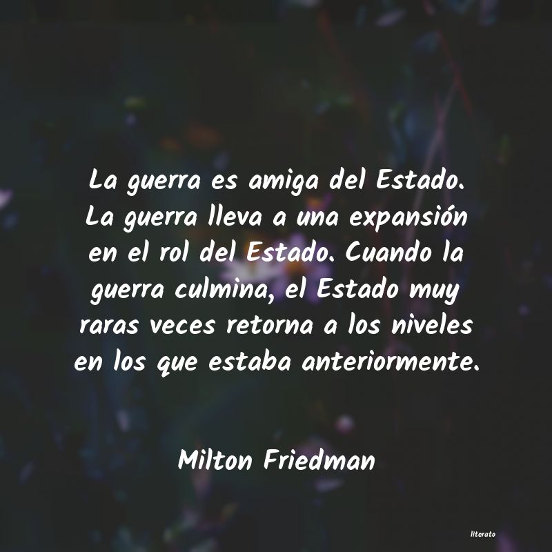 Frases de Milton Friedman