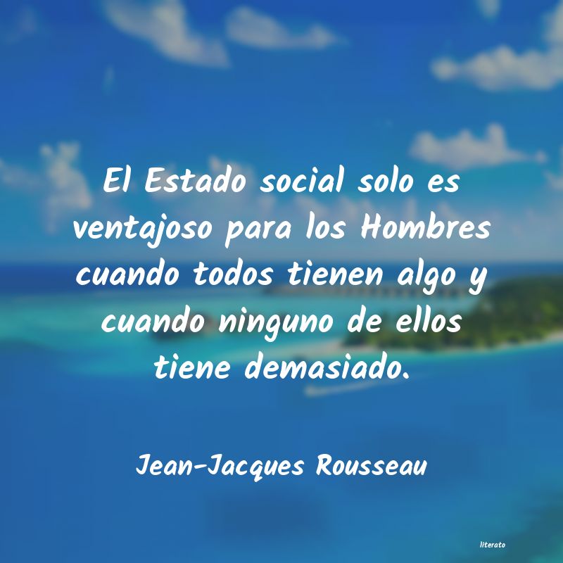 frases de Jean-Jacques Rousseau