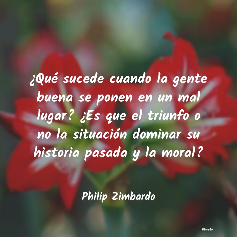 frases de Philip Zimbardo