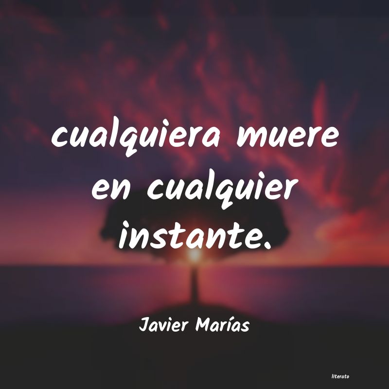 Frases de Javier Marías